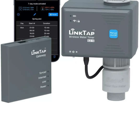 Linktap G2S Wireless Water Timer & Gateway & Flow Meter - Smart Sprinkler Timer - Picture 3 of 9